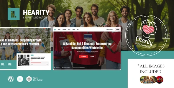 Hearity – Charity & Donation WordPress Theme